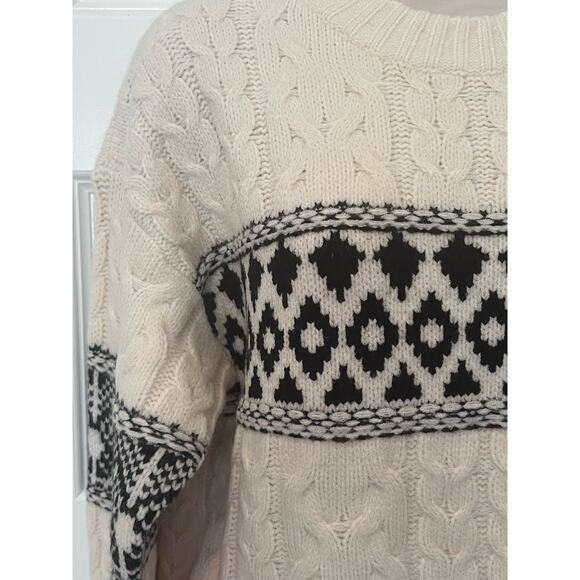 Line and Dot Montana Faire Isle Sweater, Size Small, NWT - Picture 3 of 9